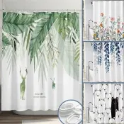 【半島良品】不透光防霉防水浴簾浴簾(贈掛勾 乾濕分離 掛簾 裝飾)