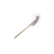 (店+)不銹鋼刷 除鏽刷 鳥籠清洗刷子 縫隙清潔除銹 帶柄彎頭鋼刷 鳥籠鋼絲刷 烤肉網刷