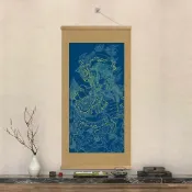 聚緣堂🙏 推薦九天應元雷聲普化天尊卷軸鎮宅神像 掛畫 書房玄關供奉牆上裝飾壁畫
