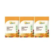 【PChome 24h購物】Sun日落恩賜 維生素C 500mg+玫瑰果plus柑橘類黃酮錠(30錠x3袋)組