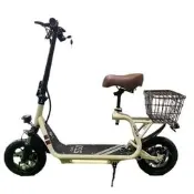 【品質驗證 】外出買菜12寸成人代步小哈雷電瓶車 鋰電池便攜出行可折疊電動車