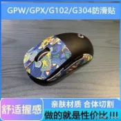 防汗貼滑鼠貼【超值兩件裝】羅技GPW鼠標防滑貼狗屁王鼠標貼紙貼膜防刮防滑貼