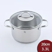 WMF PROVENCE PLUS 德國 316 不鏽鋼高身湯鍋 (含蓋) 20cm 3.3L 湯鍋 燉鍋 不鏽鋼鍋 雙耳鍋 (電磁爐 IH爐可用)
