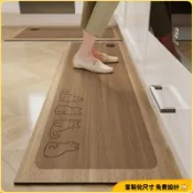 客製地墊+易清洗 新款卡皮巴拉廚房地墊 220*50矽藻土地墊 腳踏墊 吸水地墊 防水防油 大尺寸 珪藻土地墊 防滑