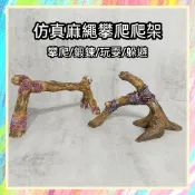 ★爬蟲新樂園★[台灣現貨]仿真麻繩攀爬爬架 造型自然逼真 爬寵攀爬 鍛鍊 玩耍 躲避 爬蟲 鬆獅蜥蜴 樹棲爬蟲 蛇