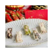 (店+)牛軋糖250克 原味/黑芝麻/巧克力/綠茶/綜合_年節必備零嘴