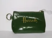 harrods 全新綠色零金包/小收納包