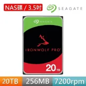 全新品 希捷   Seagate IronWolf Pro ST20000NT001 20TB 7200 RPM 256MB 納斯狼