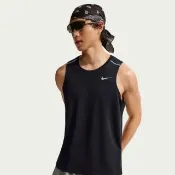 【NIKE 耐吉】背心上衣 男 AS M NK DF MILER TANK TOP Dri-FIT 無袖 快乾 黑 (IF2019010)