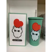 （現貨）夢時代來店禮 爽爽貓10週年 爽爽貓不鏽鋼隨行杯500ml