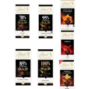 瑞士蓮 Lindt 黑巧克力 多種口味 100% 95% 70%