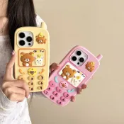 可愛✨ins立體 熊大哥大iPhone 16 Promax手機殼15 Pro蘋果14 13 12保護套 矽膠防摔女