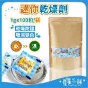 台灣現貨 迷你乾燥劑 1克 100包 食品乾燥劑 乾燥劑 乾燥包 防潮包 水玻璃 除濕防黴防潮吸潮吸濕 星星小舖