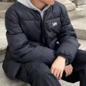 KeCom韓國 LEE 新款 圓領 輕羽絨 外套（預購）