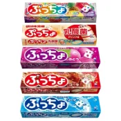 (店+)【UHA 味覺糖】*貪吃熊* 日本味覺糖 噗啾夾心軟糖 條糖 紫葡萄 白葡萄 可樂 蘇打 乳酸菌 綜合水果 雪色