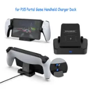 適用於 PlayStation Portal 遠程播放器的 PS5 Portal 手持充電站 Type-C 流媒體底座的