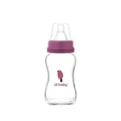 (店+)【US BABY 優生】真母感玻璃奶瓶 一般口徑S 120ml (奶瓶 玻璃奶瓶 嬰兒奶瓶)