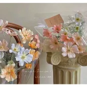 【花箱】仿真花-仿真波斯菊 小雛菊 波斯菊 荷蘭菊 網紅布置 捧花 不凋花 永生花 婚禮佈置 手作素材 攝影道具 新娘