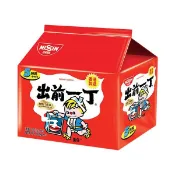 Nissin 日清 出前一丁麻油味速食麵(100gx5包) 整袋裝 泡麵 即食麵 麻油麵【小三美日】 DS008567
