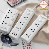 極樂藏寶閣 【全球通用快充】多功能接線板 排插 轉換插頭 USB充電 多國可用 110V/220V自適應 CE認證 旅行出差必備