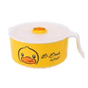 【原廠品質驗證 免運】五和手柄碗帶蓋碗食品級密胺餐具大容量宿舍面碗飯碗湯碗兒童碗筷