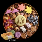 (店+)銀座菊廼舎老舖月兔干菓子禮盒風呂敷包巾贈禮版送禮首選 日本餅乾 伴手禮 中秋禮盒 番号:50701A_F