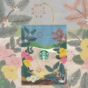 Starbucks 台灣星巴克 2018 20周年紙袋 20週年紙袋 20th 歡慶 隨行卡 幸福咖啡島 提袋 環保袋