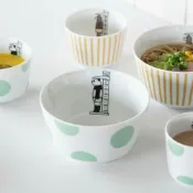 (店+)【美濃燒】刻度系列陶瓷碗 (飯碗/拉麵碗;湯碗/丼飯碗/泡麵碗/食器)