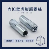 [SC] 1隻 內迫壁虎 膨脹螺絲 壁虎 膨脹螺絲內迫式 內迫螺絲 1/4 5/16 3/8 壁虎 2分 2分半 3分