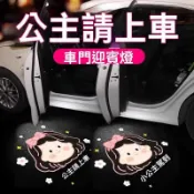 本田專用精品 迎賓燈 CRV Fit Civic City Hrv公主請上車門投影燈車用迎賓燈照地燈車用開門感應 一路興
