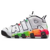 (店+)【NIKE 耐吉】DV1233-111 Nike Air More Uptempo 96 大air 中幫 復古籃球鞋 男女同款 白彩虹 nike男鞋 男運動鞋 nike女鞋 運動鞋女 休閒鞋
