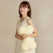 【YVONNE 以旺傢飾】素面小骨頭抱枕-晨曦黃