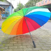 Jumbo Rainbow 高爾夫傘直柄雨傘 115 厘米
