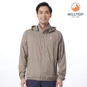 【Hilltop山頂鳥】男款超防潑輕量外套-卡其 PS02XMC0ECN0