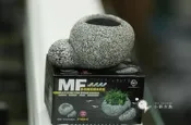 小郭水族-UP 雅柏 MF精緻陶瓷【F-950-S 多功能石頭水草盆】短雕 慈雕 繁殖甕 躲藏 陶甕 圓甕