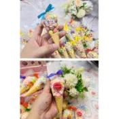 【Mini ♥ 烘焙】可接急單。五彩球迷你甜筒。棉花糖迷你甜筒