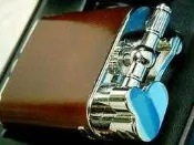 【全新絕版真品】英國登喜來（dunhill）925純銀手工製防風打火機原價近30000g