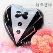 18吋愛心鋁箔球(新郎) 幸福星辰婚禮氣球佈置 求婚 結婚 婚禮 氣球