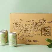 (店+)【台灣富泰】台灣特有種 桂馡微醺 土肉桂葉氣泡飲330ml x24入/箱