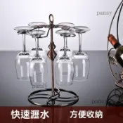 家用紅酒杯架 葡萄酒架 歐式倒掛高腳杯架 酒杯擺件 紅酒杯子酒架套裝 酒架 酒杯架 酒杯收納 高腳杯架 紅酒收納架 杯架