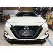 NISSAN ALTIMA 直上原廠孔 水轉印卡夢 前下巴 前鏟 前保桿 定風翼 改裝下巴 前擾流