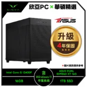 [欣亞購物網] 【華碩精選】 I5 12400F / RX 9060XT 16G