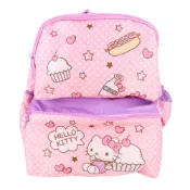 LLHelloKitty後背包杯子蛋糕／三麗鷗 原裝正版 背包 防潑水 書包 包包 電腦包 休閒包【B＆B幸福雜貨】