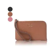 【KATE SPADE】Lucy 荔枝紋L型拉鍊手掛證件/手拿包(新款任選)