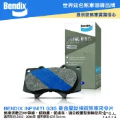 哈家人油shop BENDIX INFINITI G35 03~06 年 金屬鈦條紋 MKT 後煞車來令片 奔德士 哈家人