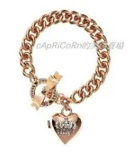 《Juicy Couture》美國潮牌 水鑽皇冠 愛心吊飾 手鍊 手環【限hello567下標】