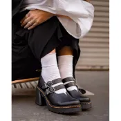 現+預｜Dr.Martens EVIEE 黑色 馬汀鞋 瑪莉珍 厚底瑪莉珍 高跟 軟皮 高跟瑪莉珍 高跟鞋 馬丁