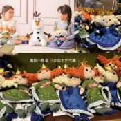 部分現貨❤️日本東京迪士尼樂園夢幻泉鄉冰雪奇緣愛莎艾莎公主安娜公主吊飾娃娃鑰匙圈髮夾鯊魚夾抓夾