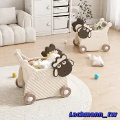 兒童購物車 零食玩具收納架 收納箱 置物櫃 寶寶整理櫃 過家家 手推車 學步車 兒童仿真玩具 培養動手能力 仿真購物車