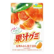 meiji明治 果汁QQ軟糖-溫州蜜柑口味 54g【Donki日本唐吉訶德】果汁軟糖 果汁100 QQ糖  果汁百分百